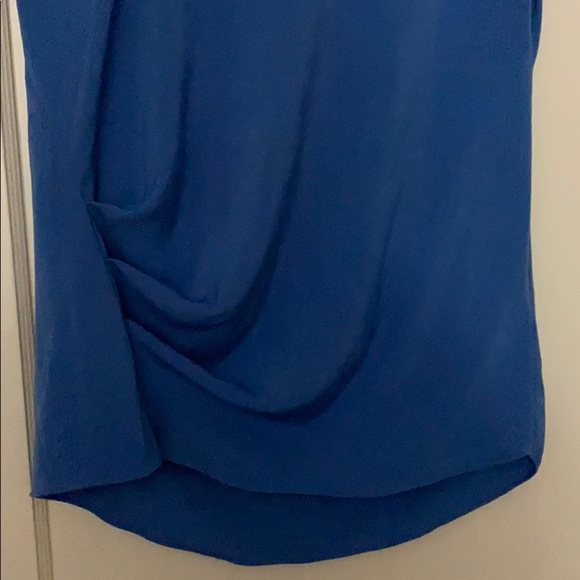 DKNYC blue blouse with zipper size: S - Picture 3 of 8